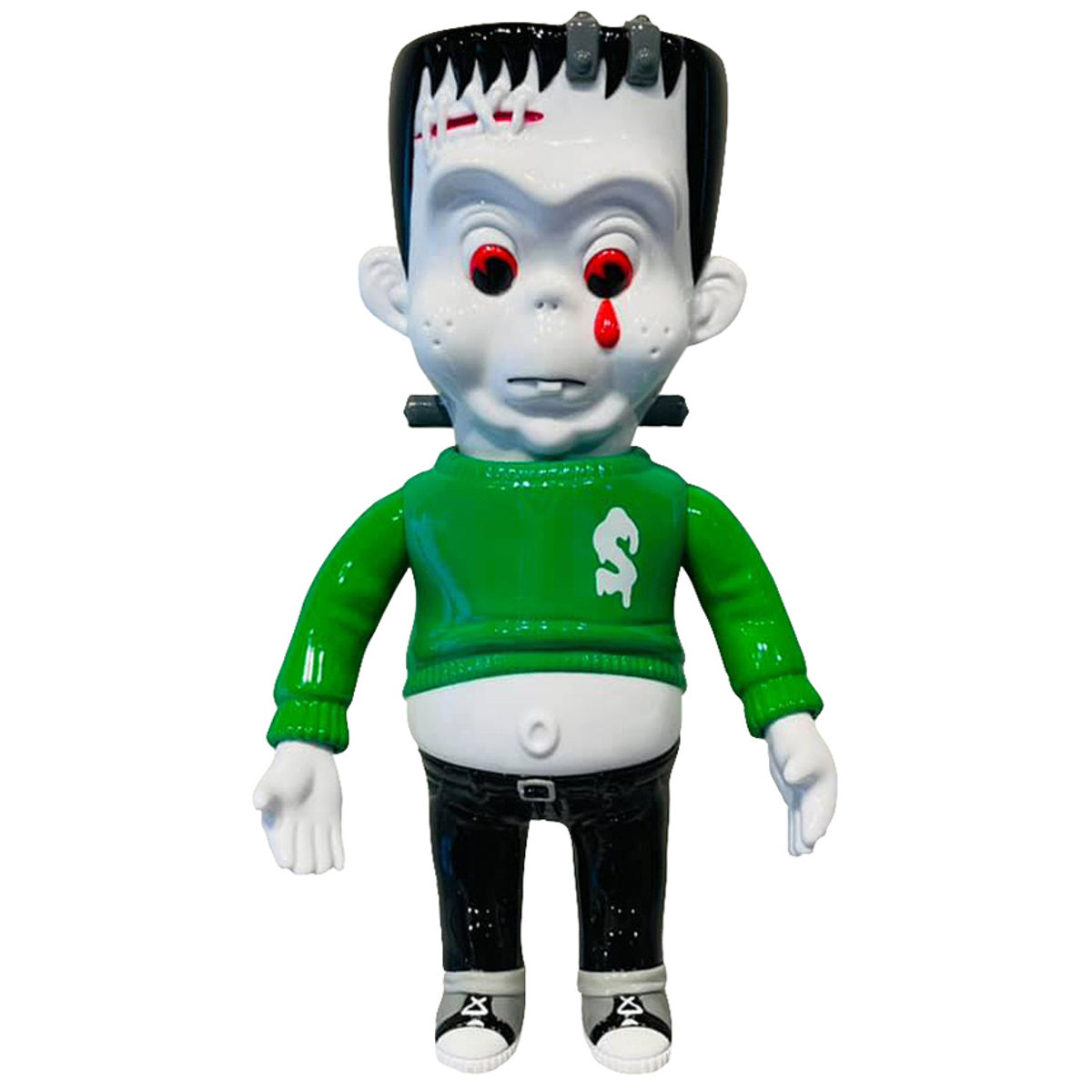 Sad Lil' Franky White Green