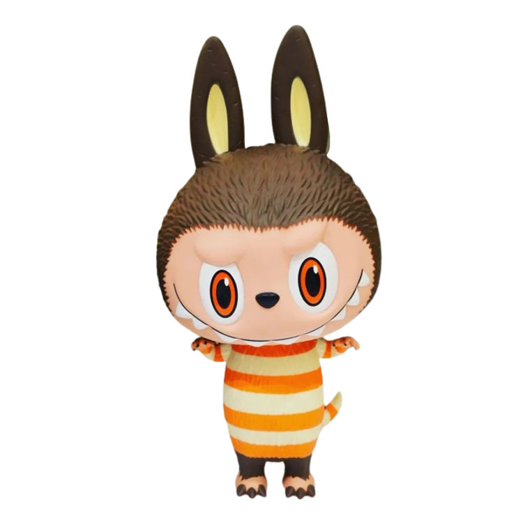 Yellow Orange Stripes Zimomo by Kasing Lung