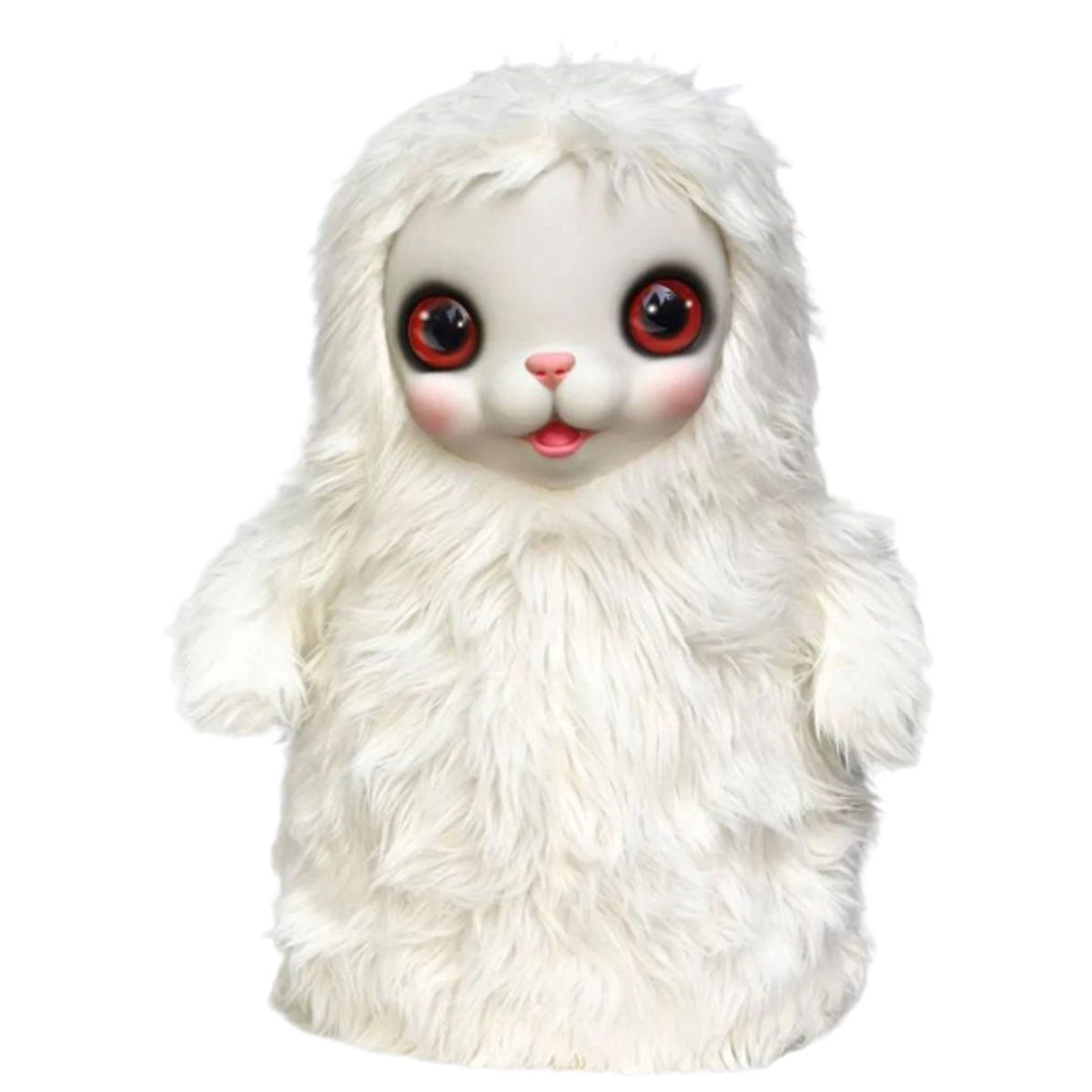 White Yuki the Young Yak