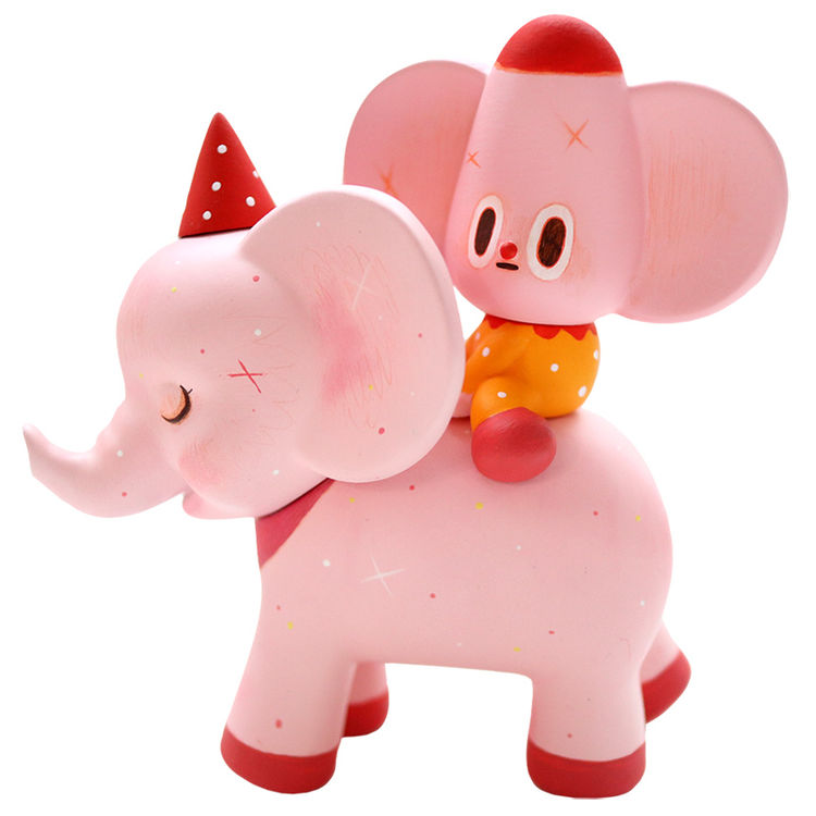 Circus Starfy Riding Elephant by Raccoon Factory (Yeonwoo Lee)