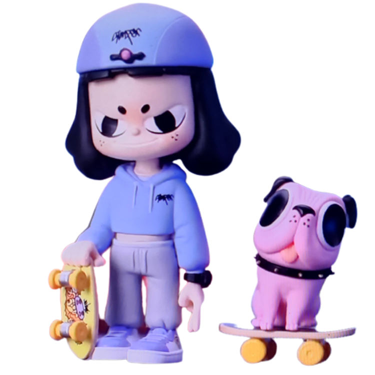 Skateboard Girl by POP MART