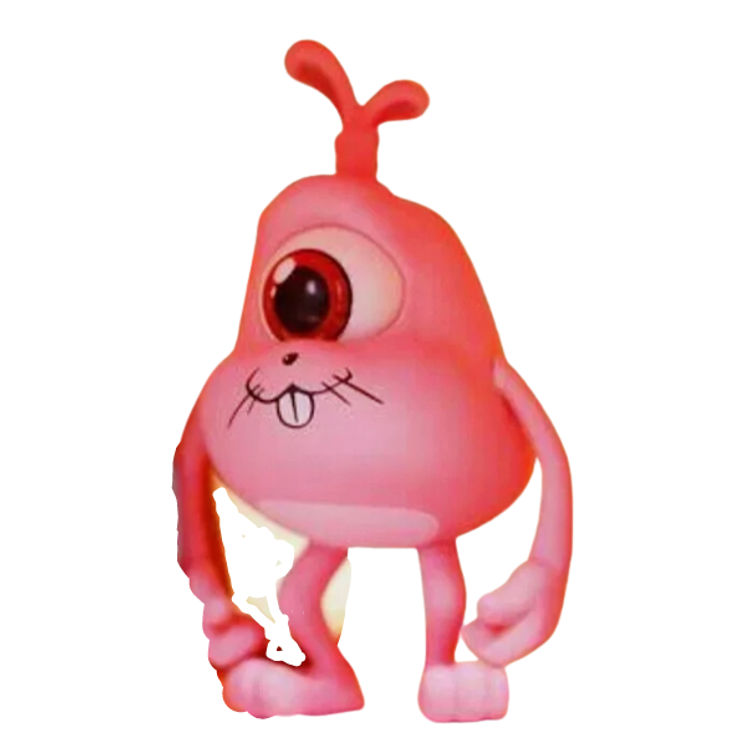 Big Big Eye Pink Rabbit by IATOYS