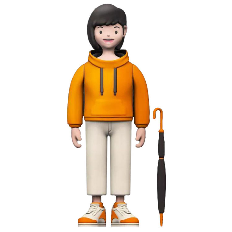 LAX Working Youth Orange by Mita Studio (Zhang Xiaoyin)