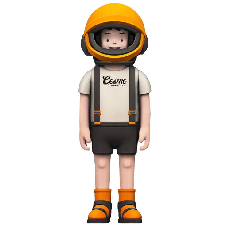 LAX Cosmo Space Boy Orange by Mita Studio (Zhang Xiaoyin)
