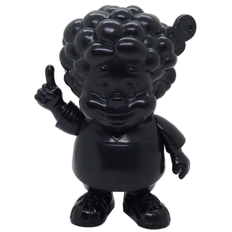 All Black Hasheem Sofubi by Santastic (Santa Inoue)