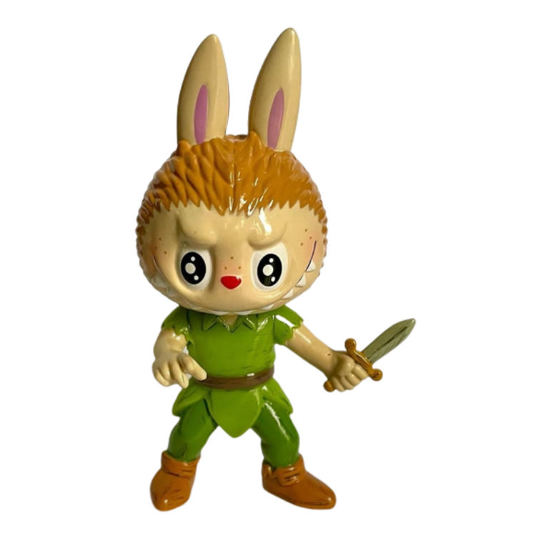 Labubu / Peter Pan MashUp by Thad Wilkes