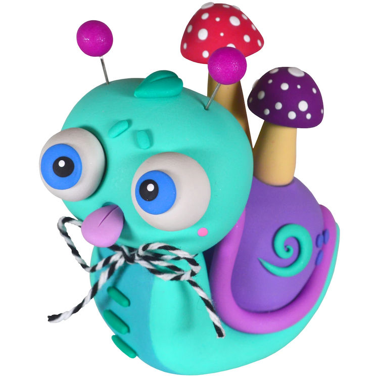 Blue Mush Snail by Little Lazies (Leah Williams)