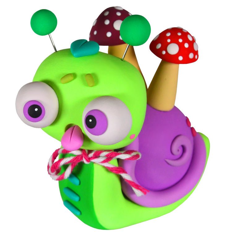 Green Mush Snail by Little Lazies (Leah Williams)