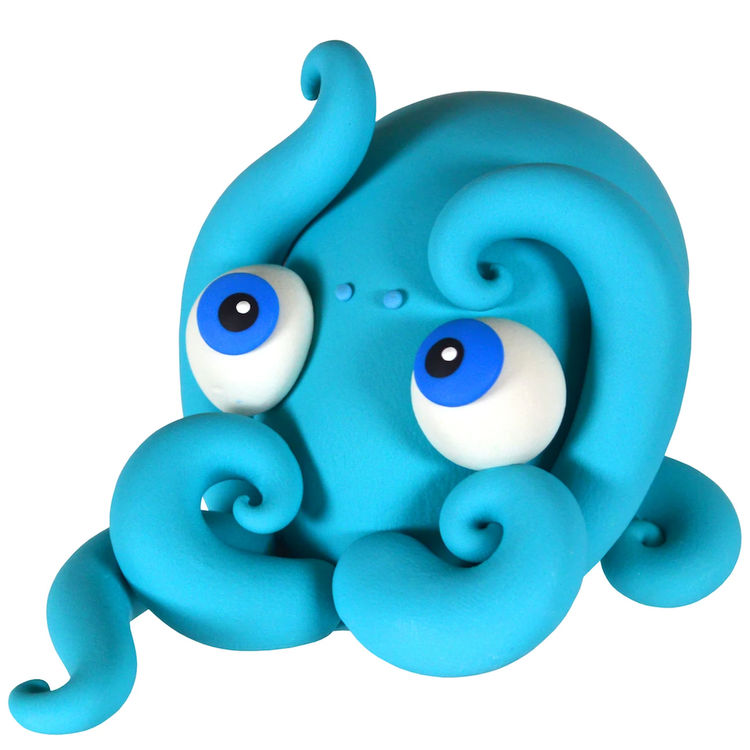 Blue OctoLazies by Little Lazies (Leah Williams)