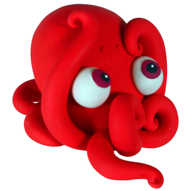 Red OctoLazies by Little Lazies (Leah Williams)