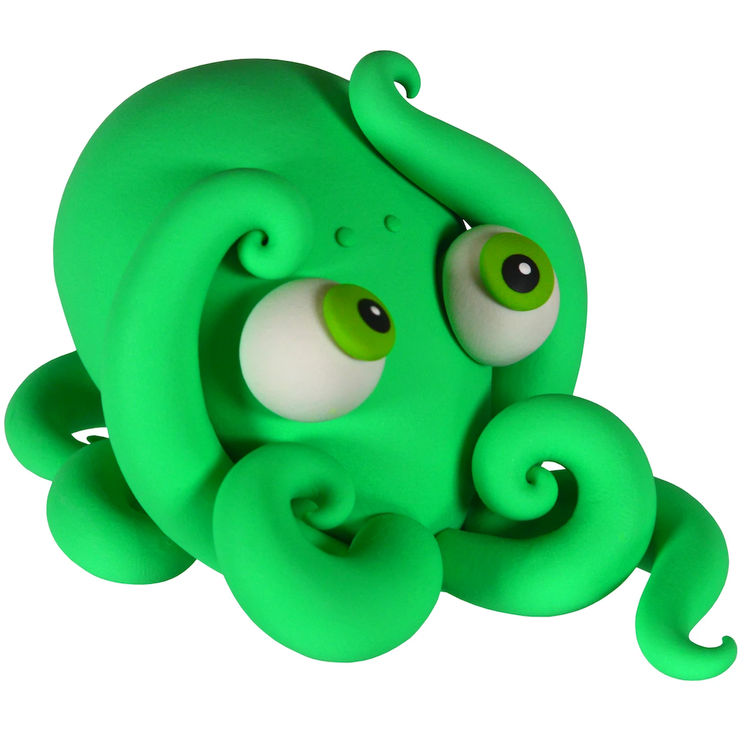 Green OctoLazies by Little Lazies (Leah Williams)