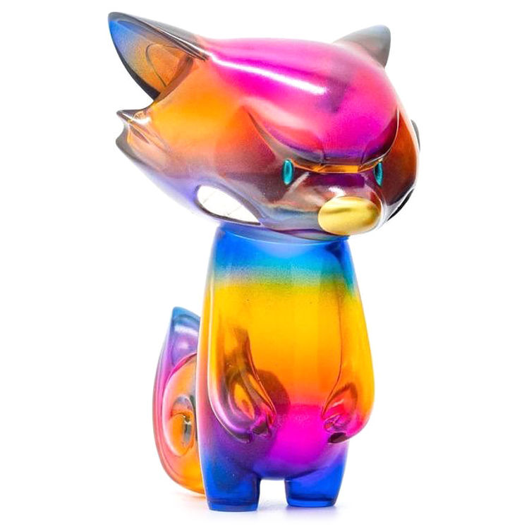 Pearl Rainbow Tona the Angry Fox by OK Luna
