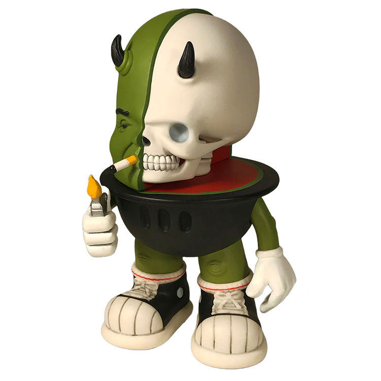 Smoking Louis Skull by Jason Freeny