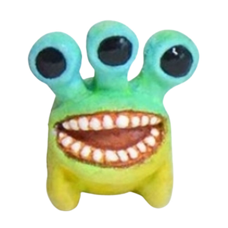 Blue Yellow Tiny Alien by Dory (Daniel Yu)