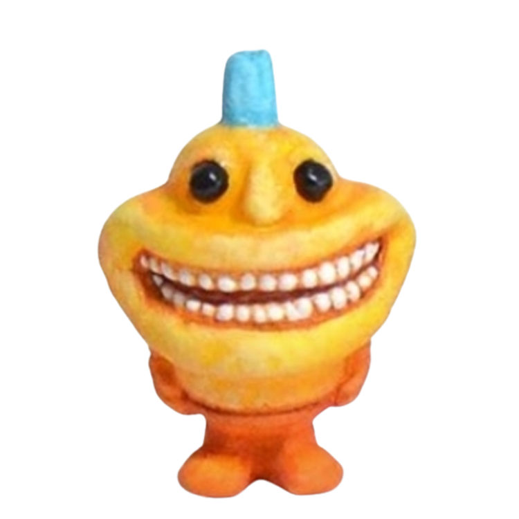 Yellow Orange Tiny Alien by Dory (Daniel Yu)