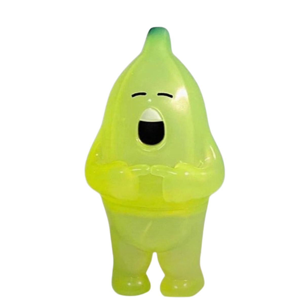 Milky Clear Yellow Banana Tail