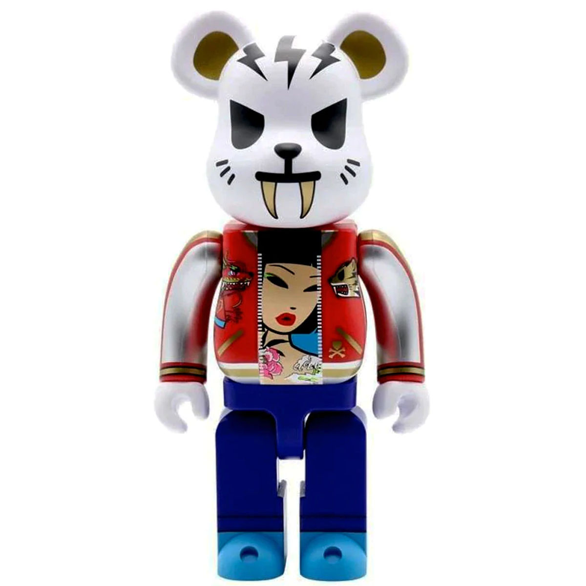 1000% Electric Tiger Bearbrick