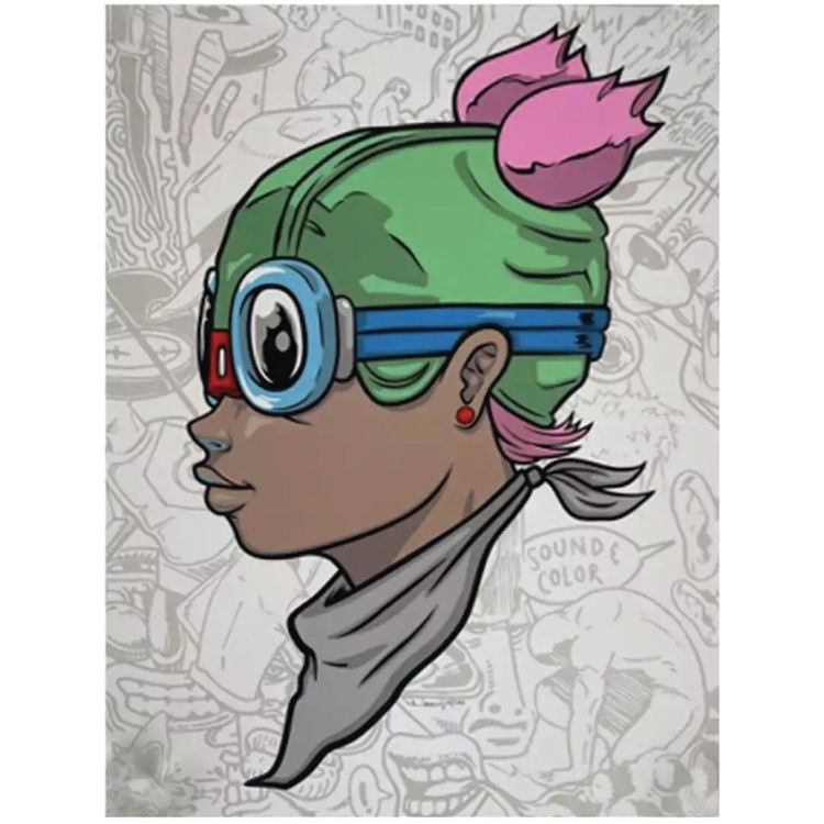 Beyond Kirby (Fly Girl) by Hebru Brantley