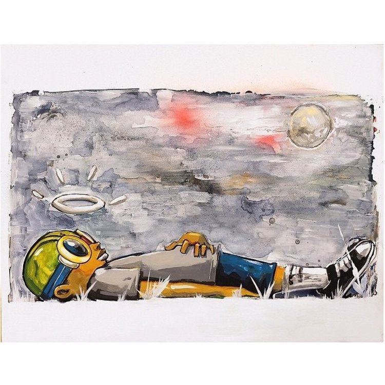 Sleep Is The Cousin Of Death by Hebru Brantley