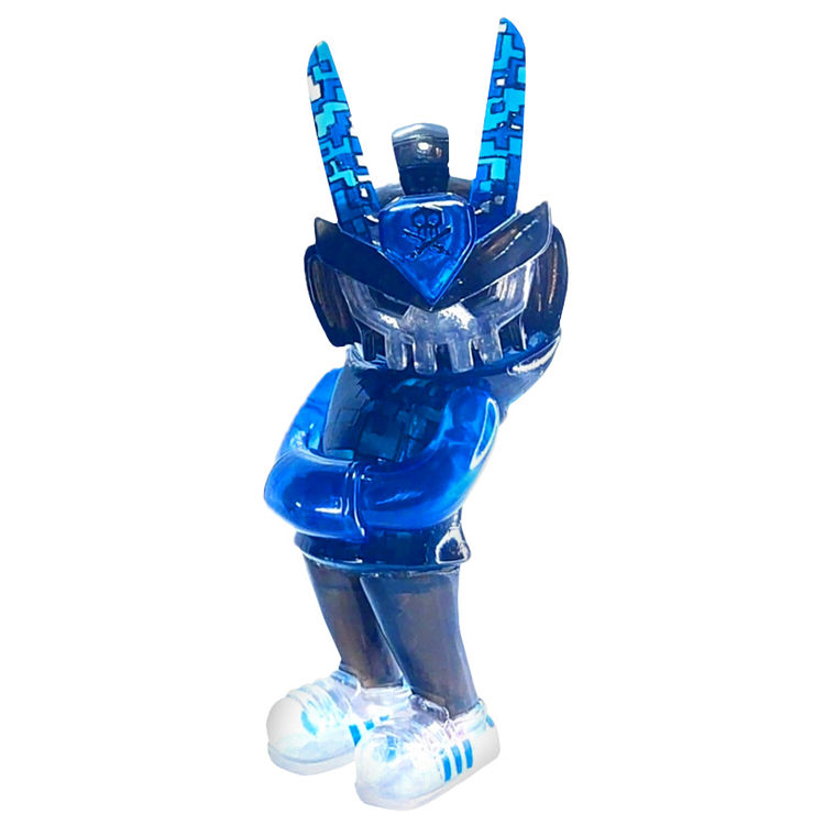 Glass Digi Camo Teq Blue by Milo San Luis