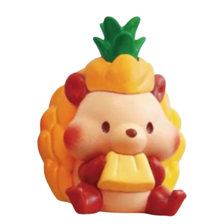 Pineapple Fruit Hedgehog by Jinart