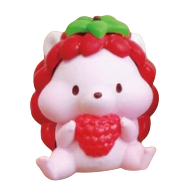 Raspberry Fruit Hedgehog by Jinart