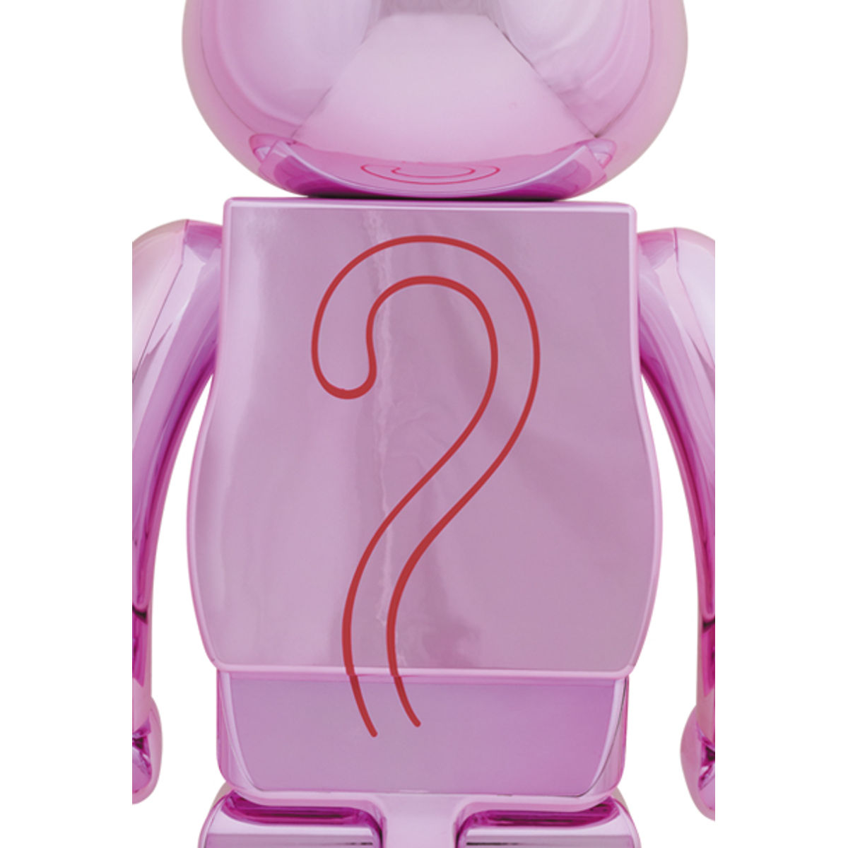 1000% Chrome Pink Panther Be@rbrick
