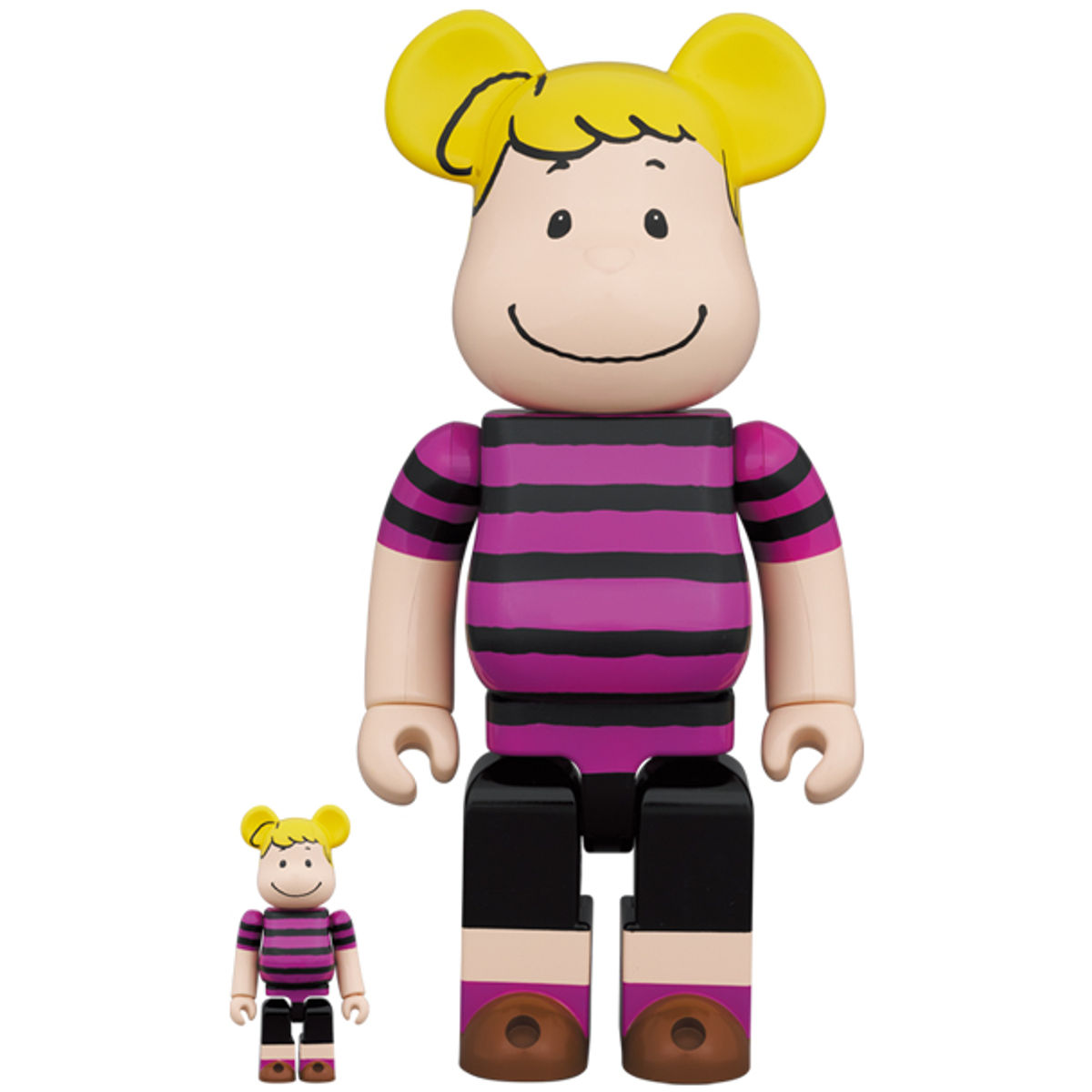 100% + 400% Schroeder : Peanuts Bearbrick (Set)