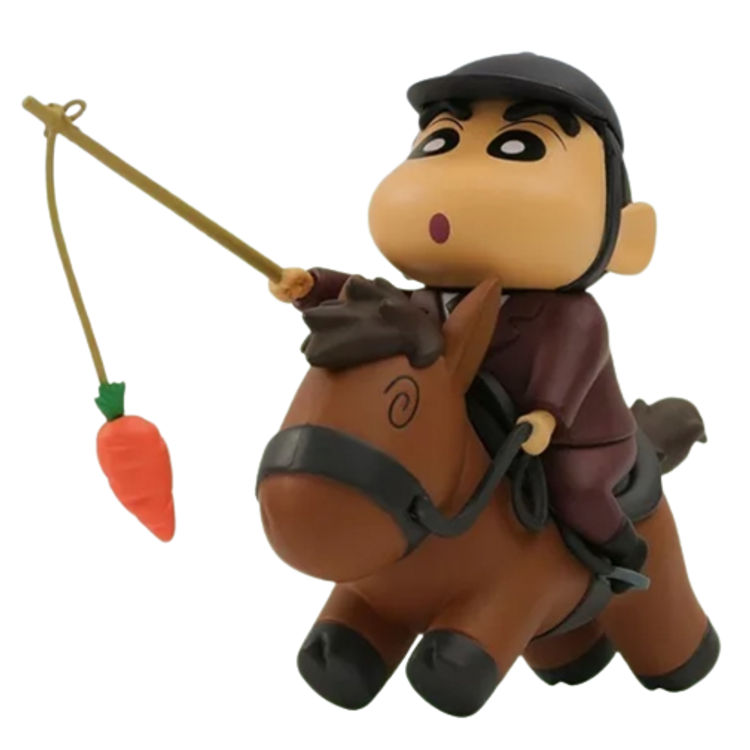 Horse Training Crayon Shin-chan by Yoshito Usui