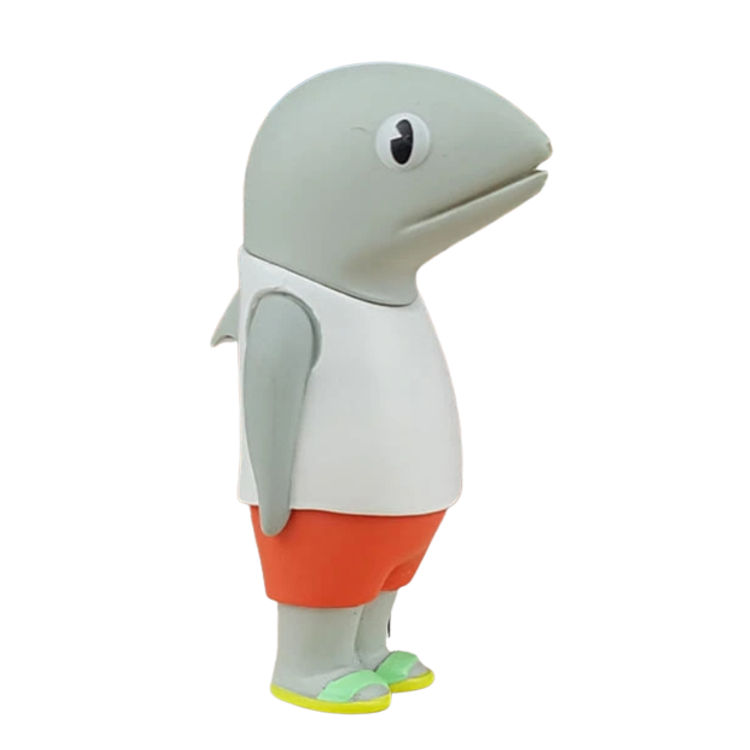 White Tee Office Mackerel by Zebracan