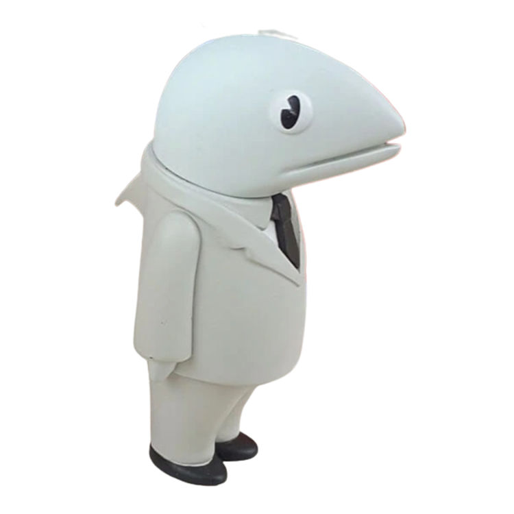 White Suit Office Mackerel by Zebracan