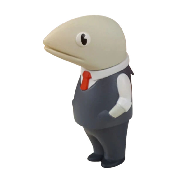 Black Vest Office Mackerel by Zebracan