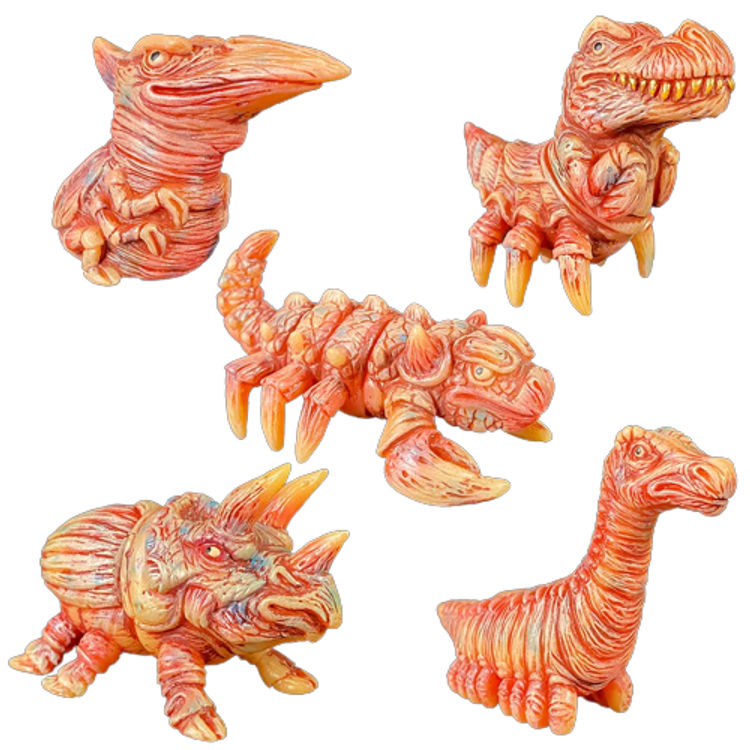 Monsterpalooza Fossil Pods (Set of 5) by James Groman