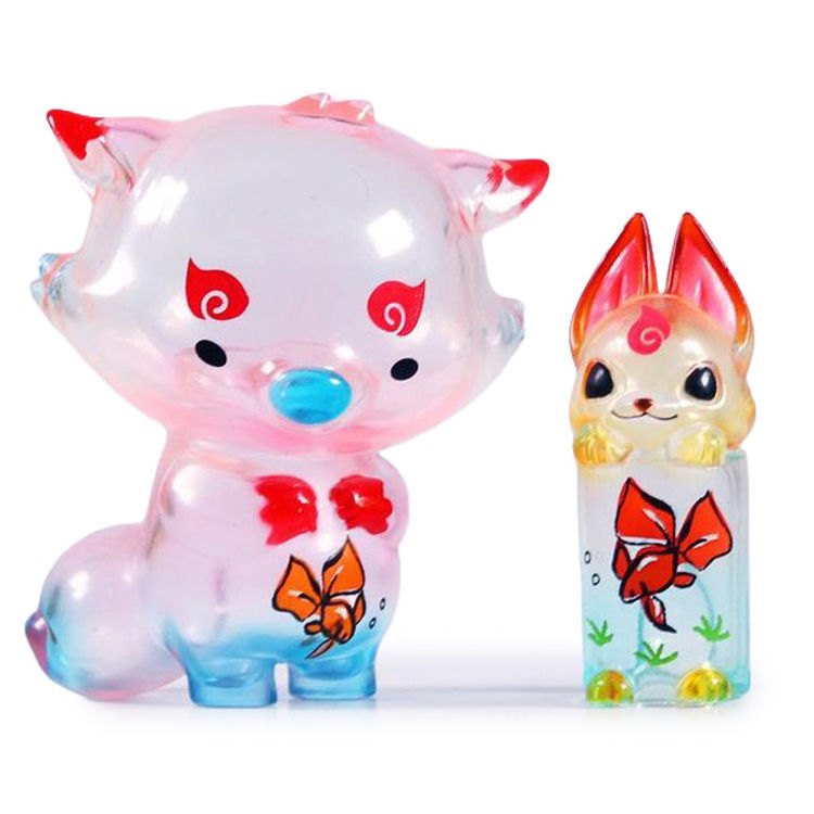 Foxes’ friends set (Clear) by Konatsu Koizumi