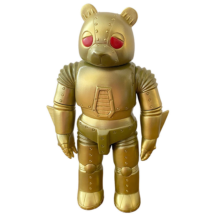 Mecha Sad Bear - Gold by Luke Chueh