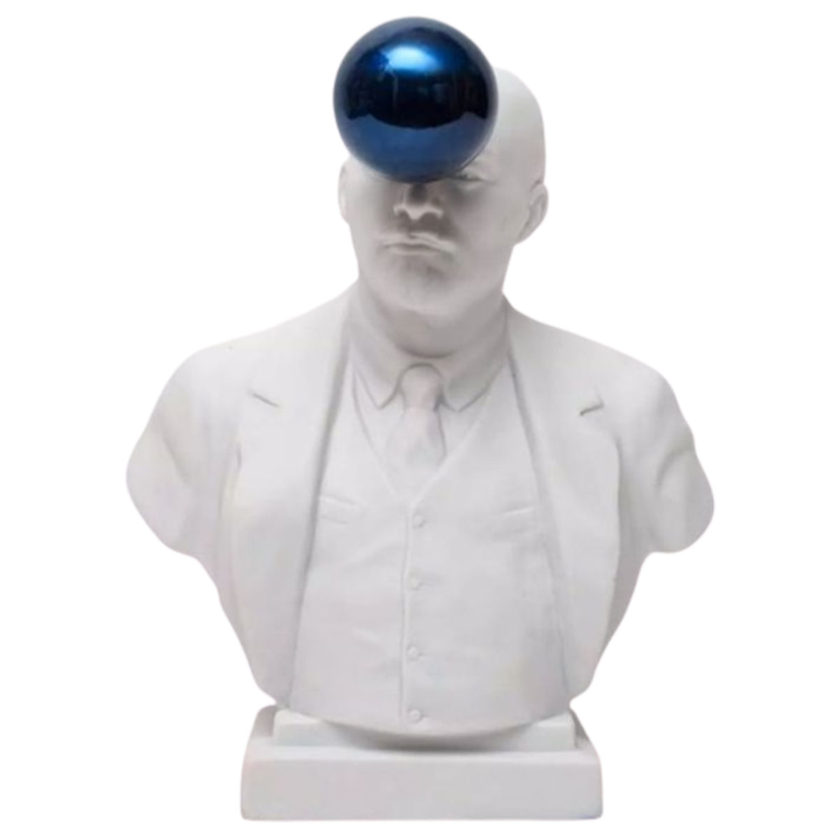 Lenin with Gazing Ball