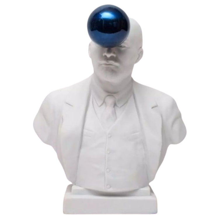 Lenin with Gazing Ball by Oleksandr Balbyshev