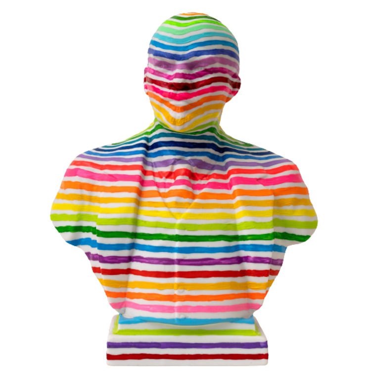 Striped Lenin №2 by Oleksandr Balbyshev