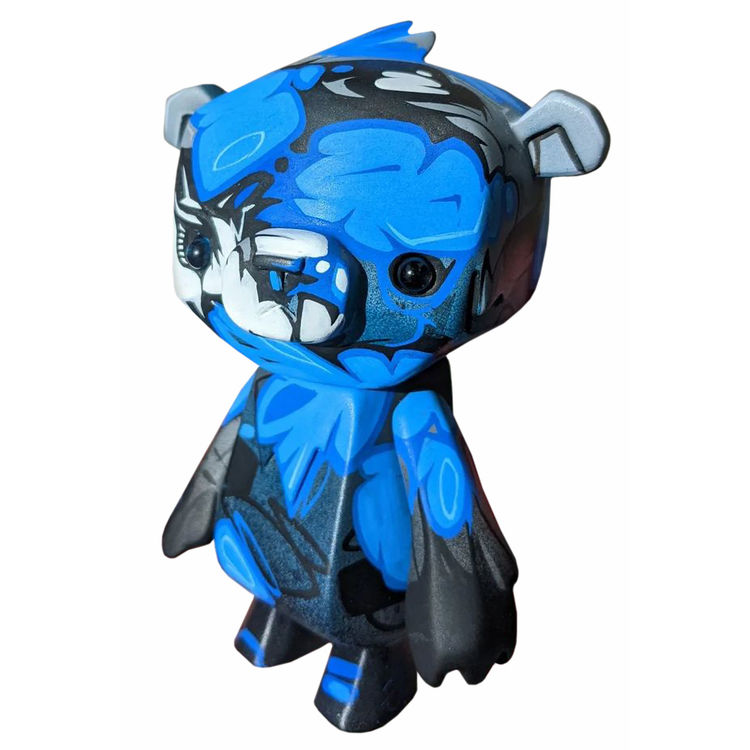 Untitled Blue Kuma Cub (ToyCon '22) by RunDMB (David Bishop)