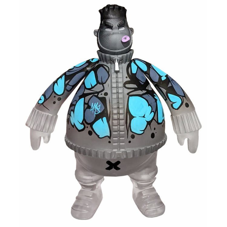 Untitled Blue Gold Funky (ToyCon '22) by RunDMB (David Bishop)