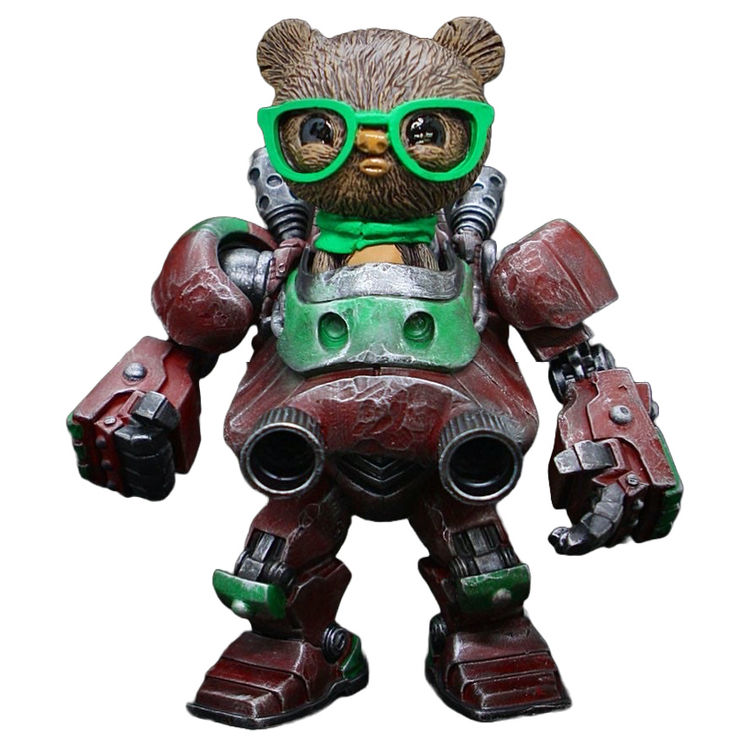 Geekwok Mech Suit Green Red by UME Toys (Richard Page)