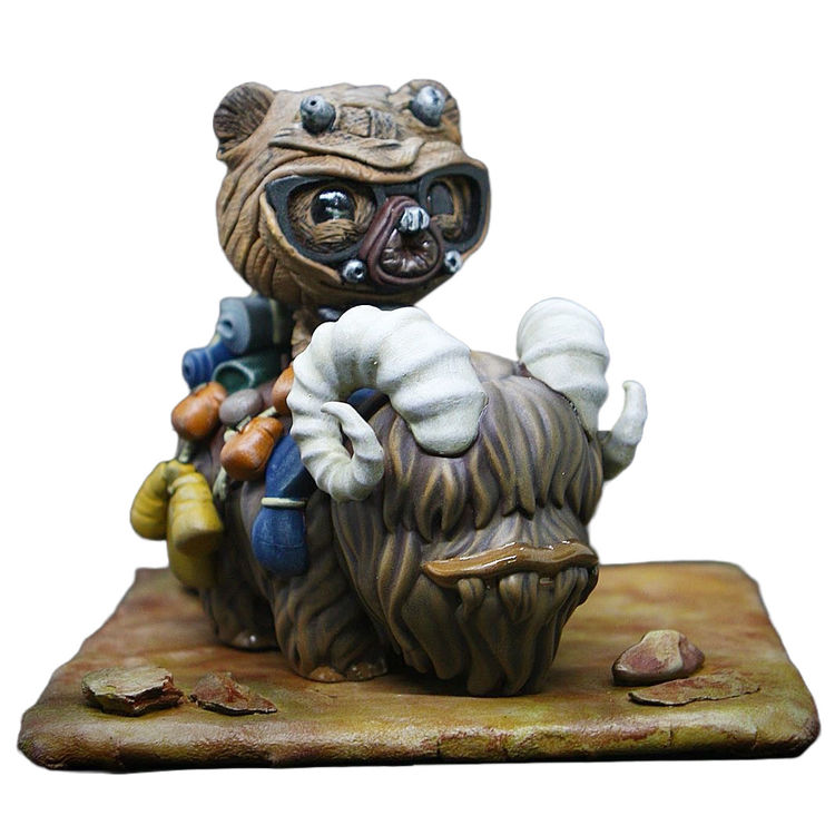 TuskenWok and Bantha by UME Toys (Richard Page)