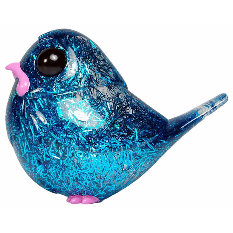 Splendid Blue Tinsel Mini Robin by Muffinman (Malte Fulda)