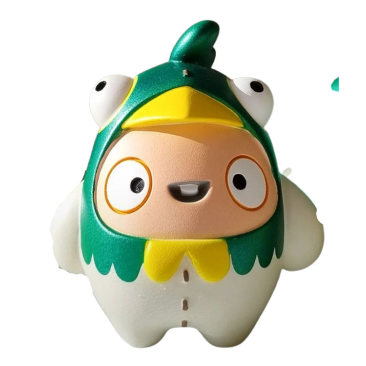 Metallic Green Ducky Tucky by Dolly Oblong