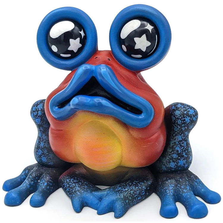 Strawberry Dart Frog by PJ Constable