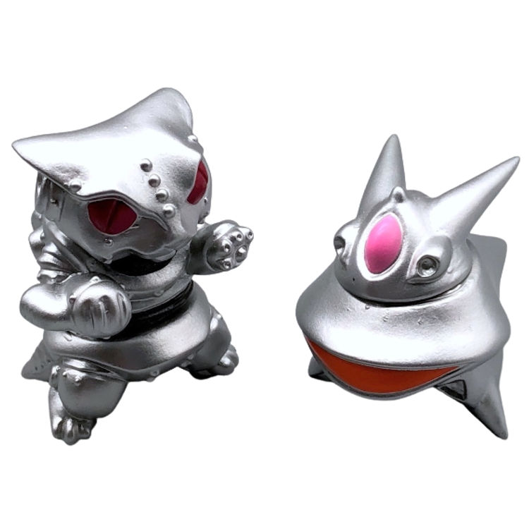Silver Mecha Nekoron and Spaceship Set by Konatsu Koizumi