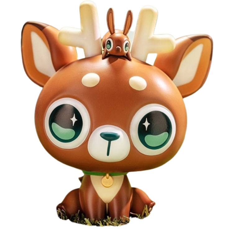 DeerCat and Snoo by Amber Aki Huang