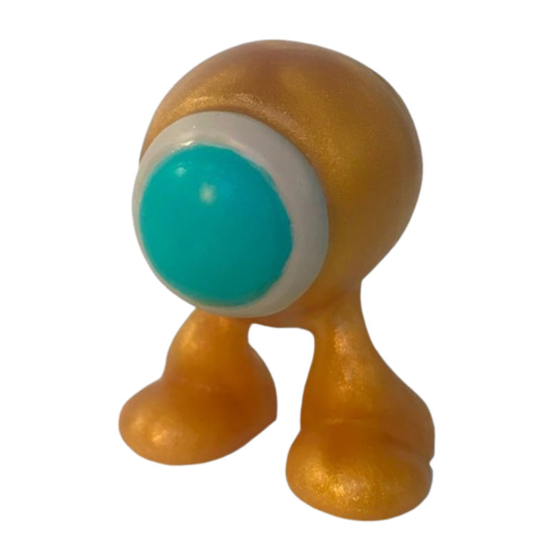 Metallic Gold with Teal Eye Ionoid by Galaxxor (Ben Spencer)