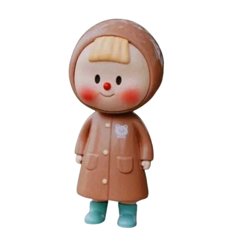 Duo Duo Mei Brown Raincoat by MTFU Studio