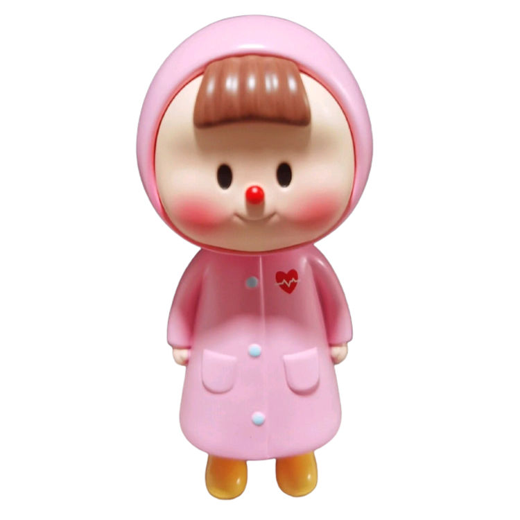 Duo Duo Mei Pink Raincoat by MTFU Studio